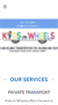 Mobile Screenshot of kidsonwheels.ca